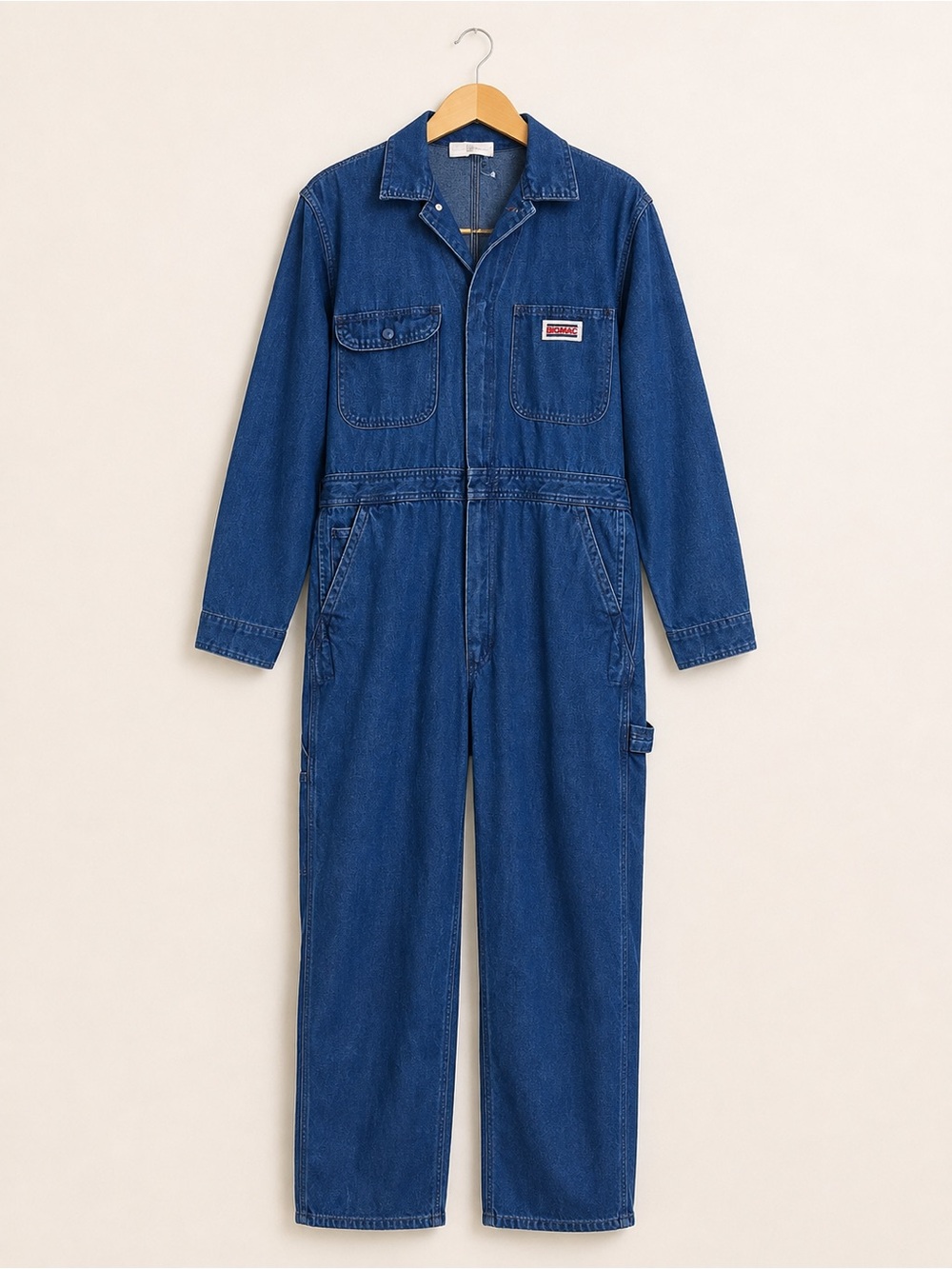 Vintage Big Mac Denim Coveralls Jumpsuit Boiler Suit Workwear Union Made 42R